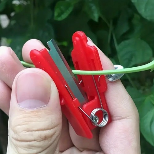 1pc 다기능 엄지 칼, 따기 손가락 칼, 원예 작은 단두대 칼, 잎을 제거하기 위해 차 재생 확인 따기 농장 정원 과수원 핀치 수염 손 도구에 사용되는 엄지 칼